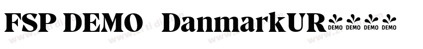 FSP DEMO   DanmarkUR字体转换